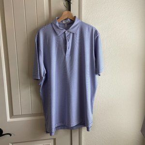 Peter Millar Large Hales Stripe Short Sleeve Performance Polo